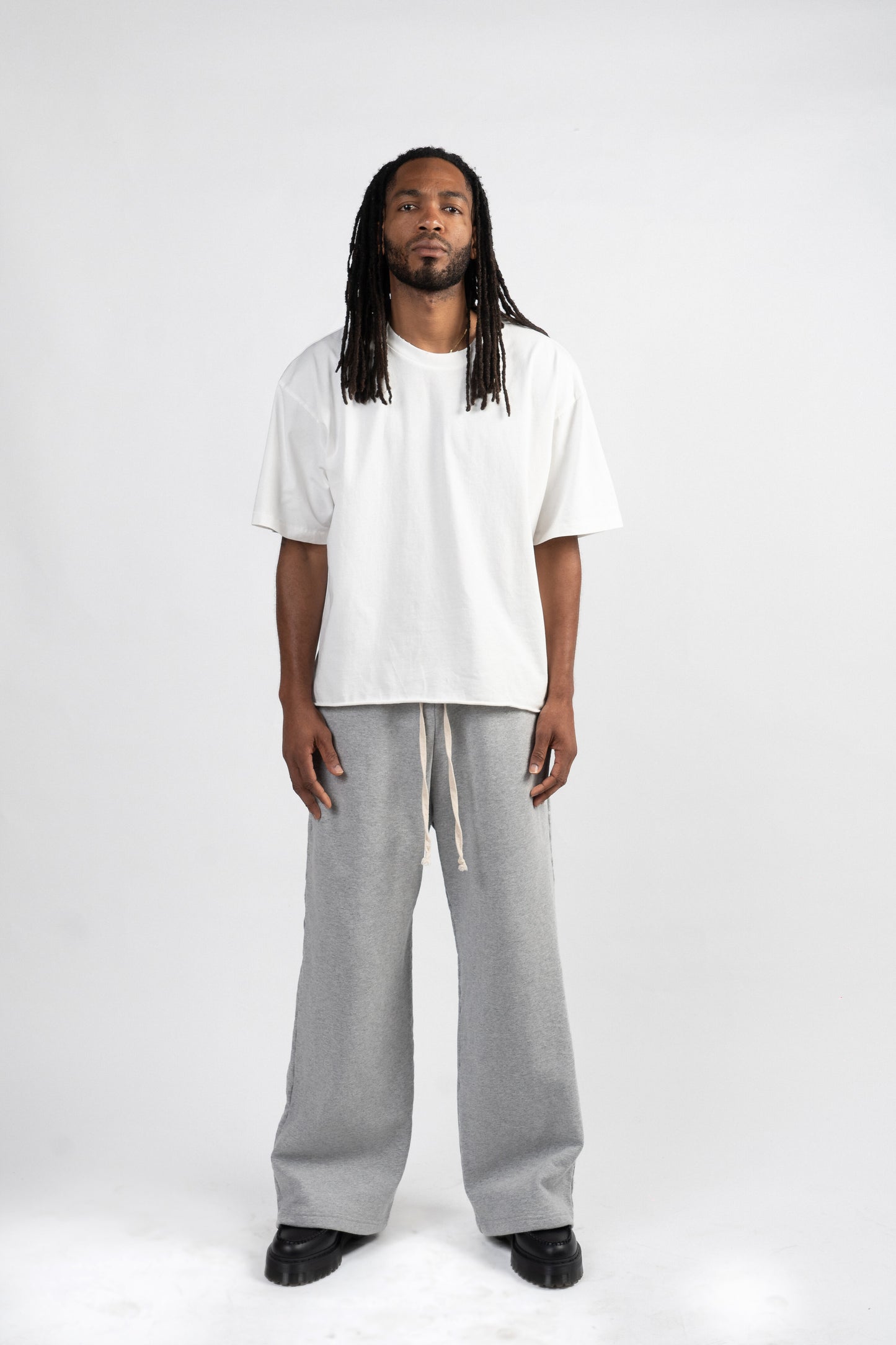 3 Pack Pearl White Cropped Tee