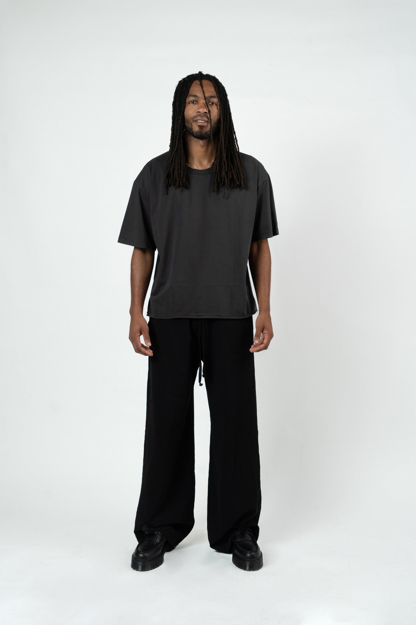 Reactive Black Cropped Tee