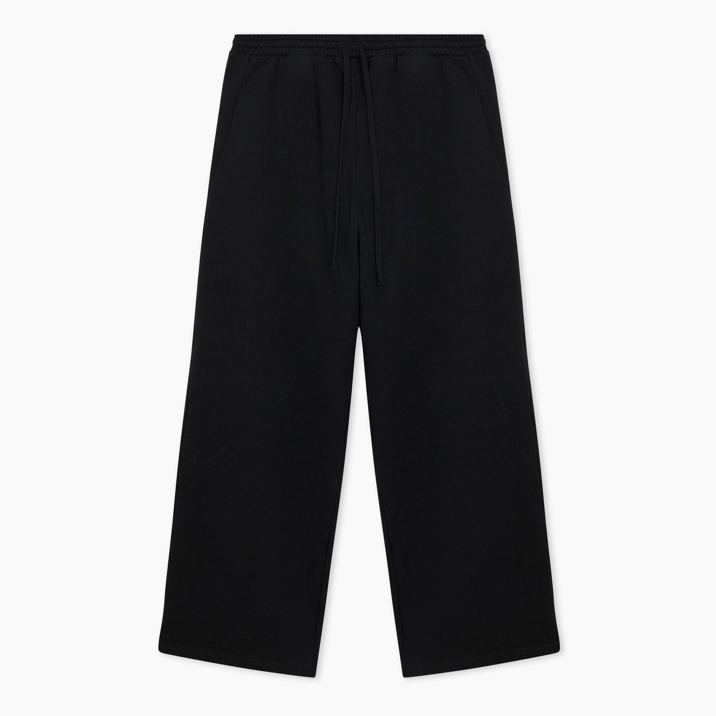 Black Wide Leg Baggy Sweat Pants