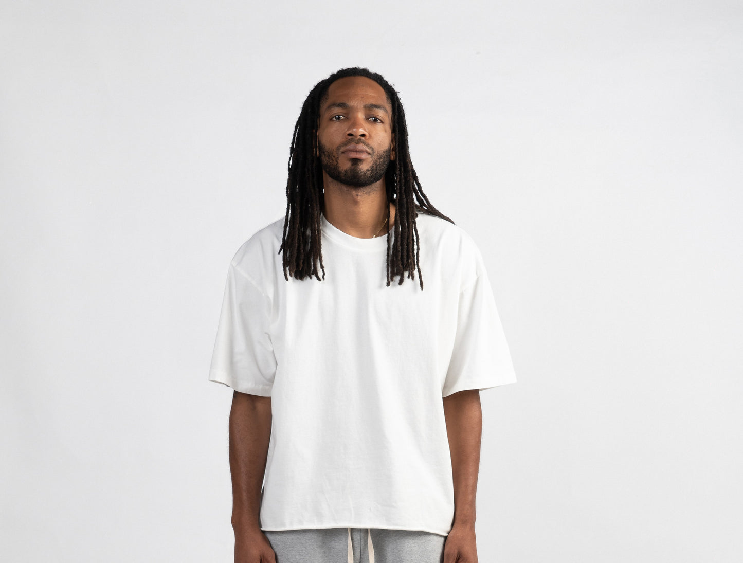 3 Pack Pearl White Cropped Tee