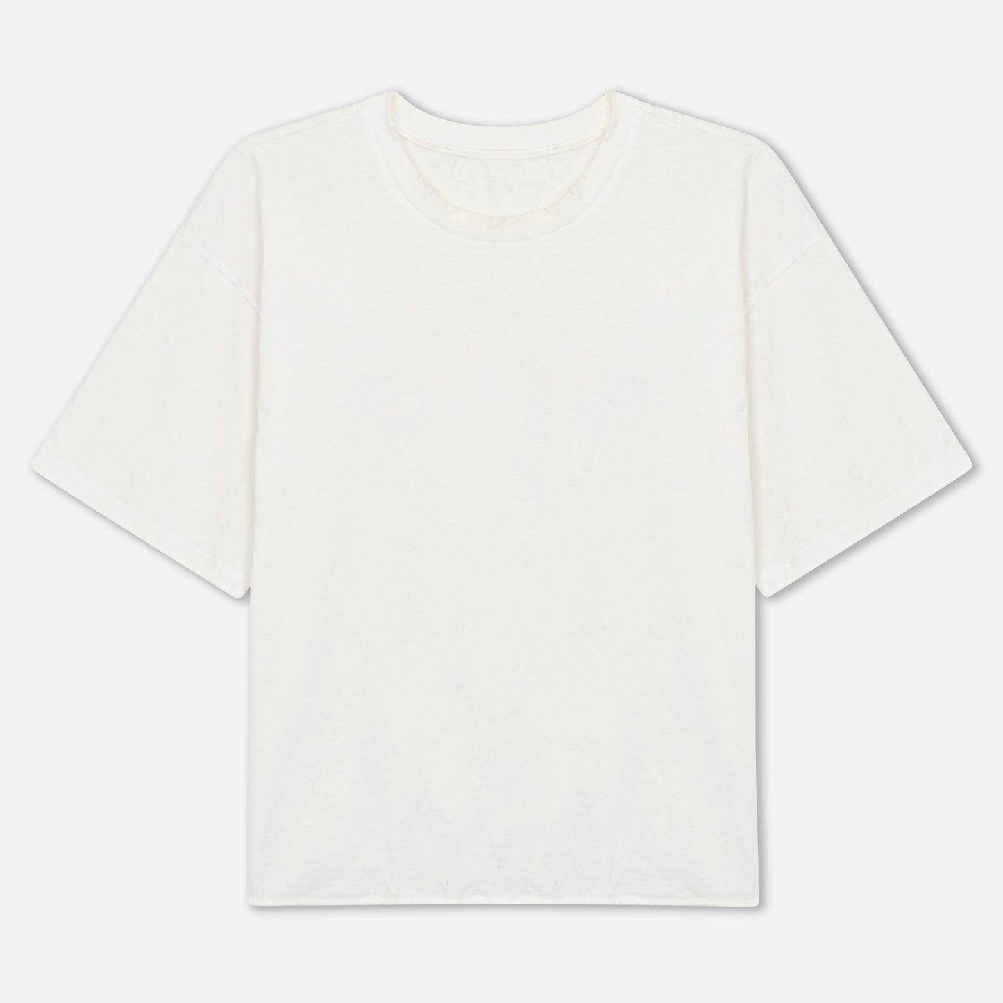 Pearl White Cropped Tee